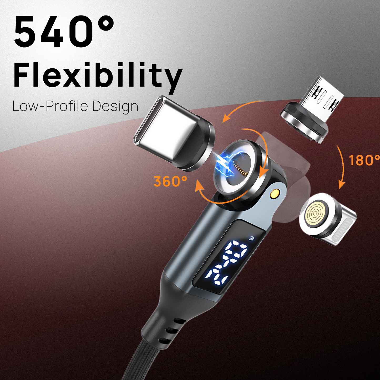 Brydge 3-1 240W USB-C Charging Cable