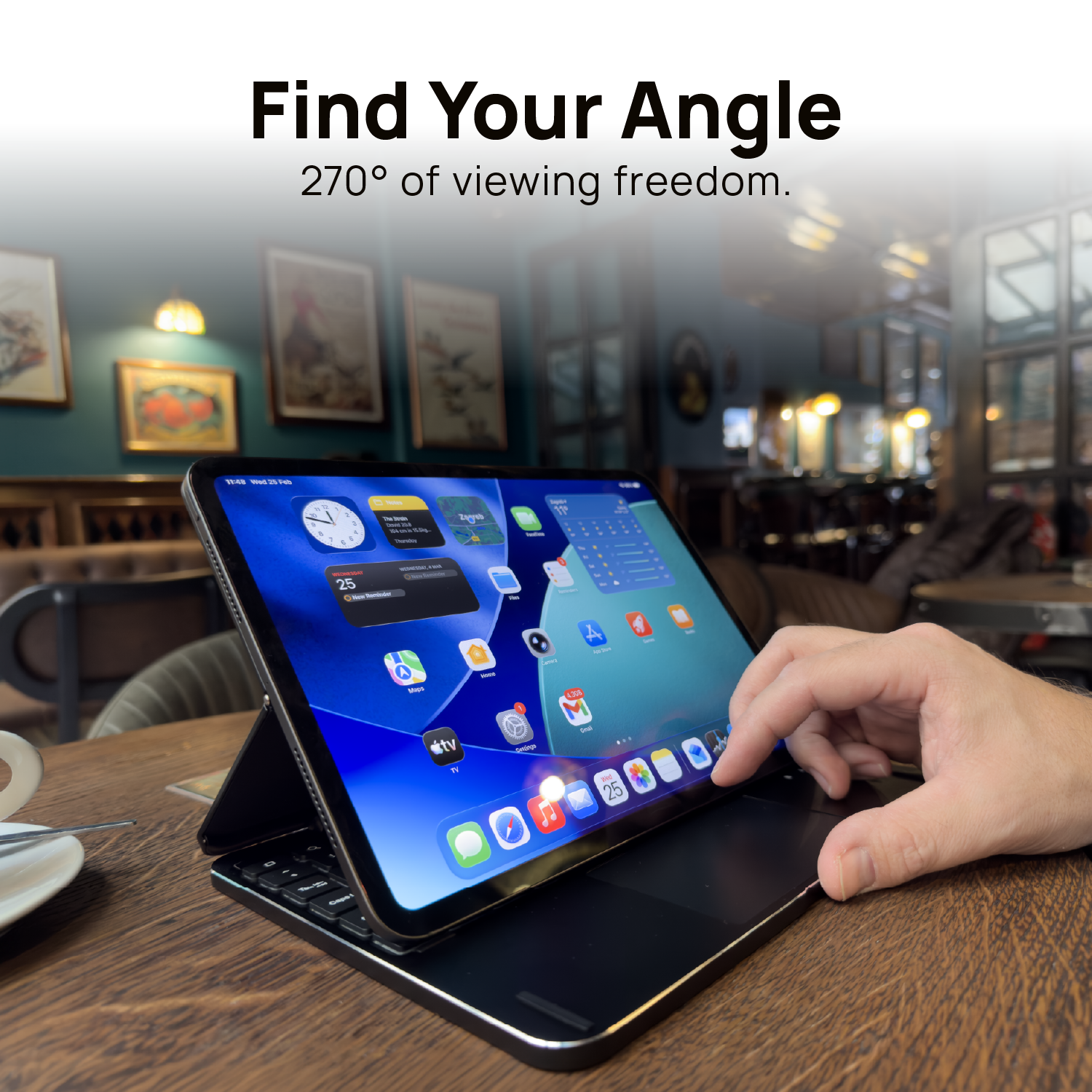 Brydge MAX 11.0 Keyboard - iPad Air 11" (4th–6th Gen) & Pro 11"