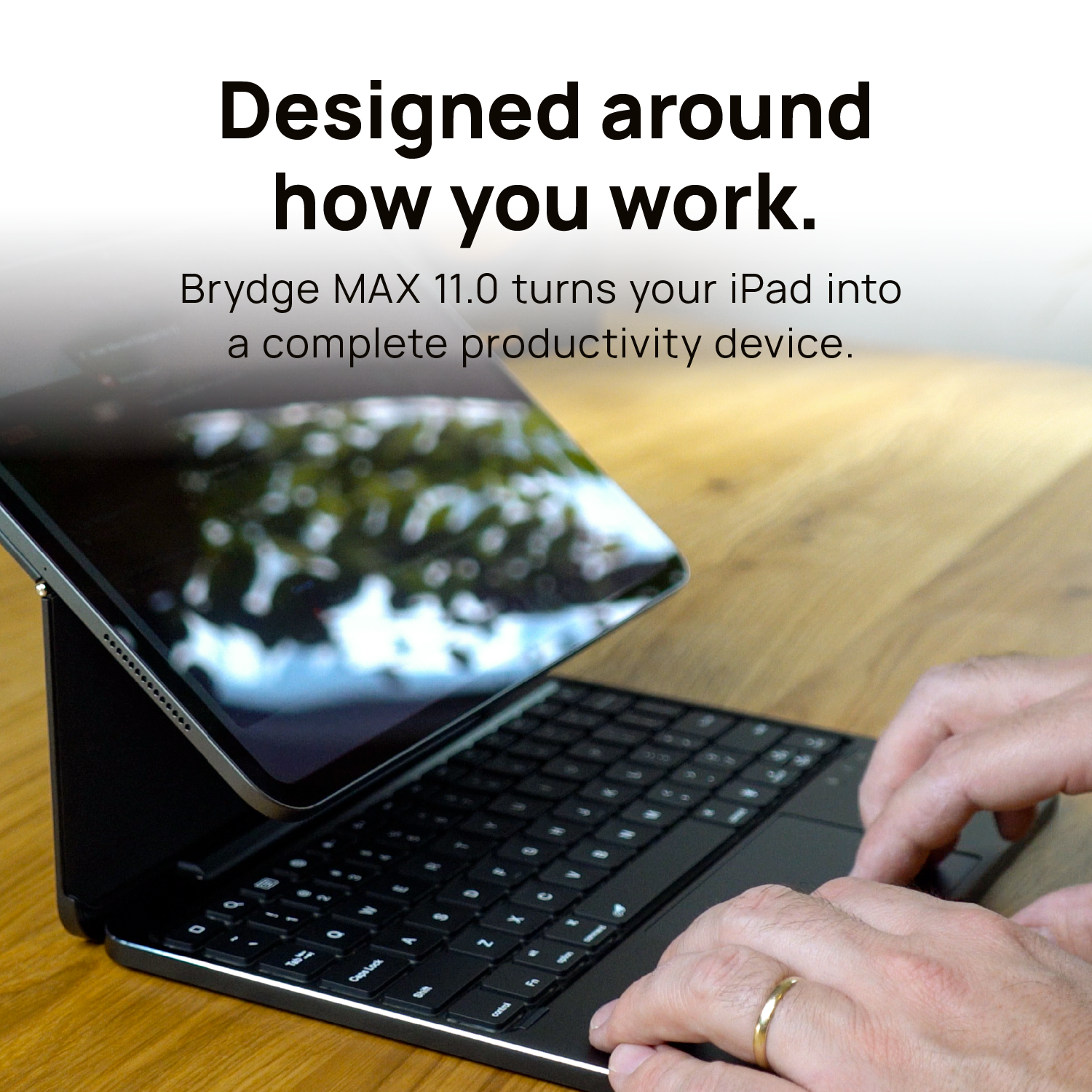 Brydge MAX 11.0 Keyboard - iPad Air 11" (4th–6th Gen) & Pro 11"