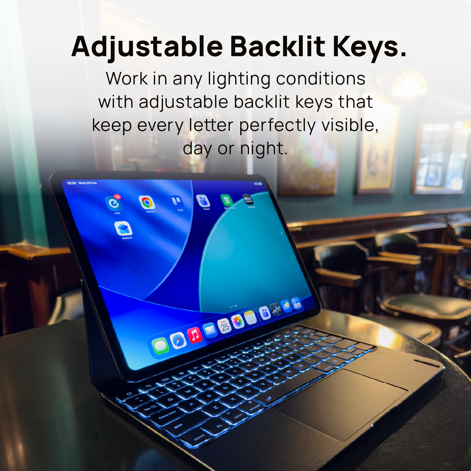 Brydge MAX 11.0 Keyboard - iPad Air 11" (4th–6th Gen) & Pro 11"