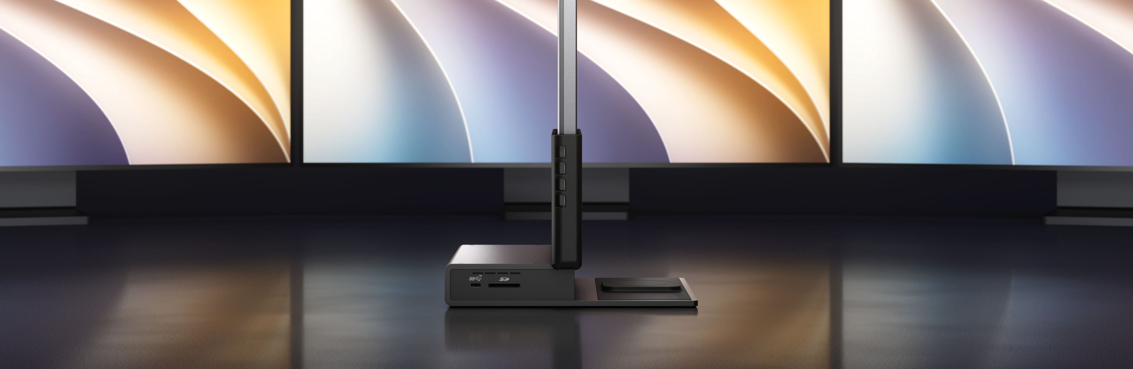 Three Displays One Dock