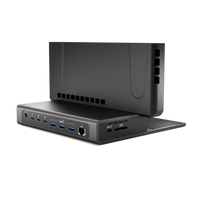 Brydge ProDock Duo - Vertical Dual-Display Thunderbolt 4 Dock for MacBook