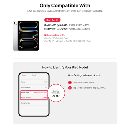 Brydge MAX 11.0 for iPad Pro 11-inch (M4 & M5)